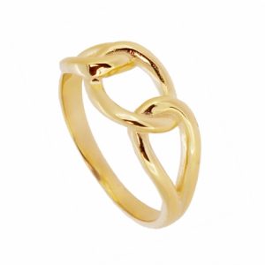 anillo cadena oro