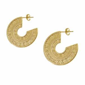 pendientes etnicos de oro