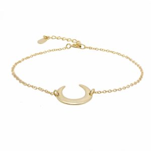 pulsera cuerno de oro