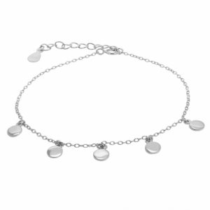 pulsera monedas de plata